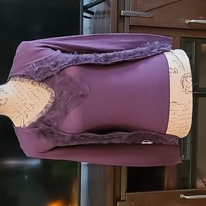 Liviana Conti Purple Sweater Set